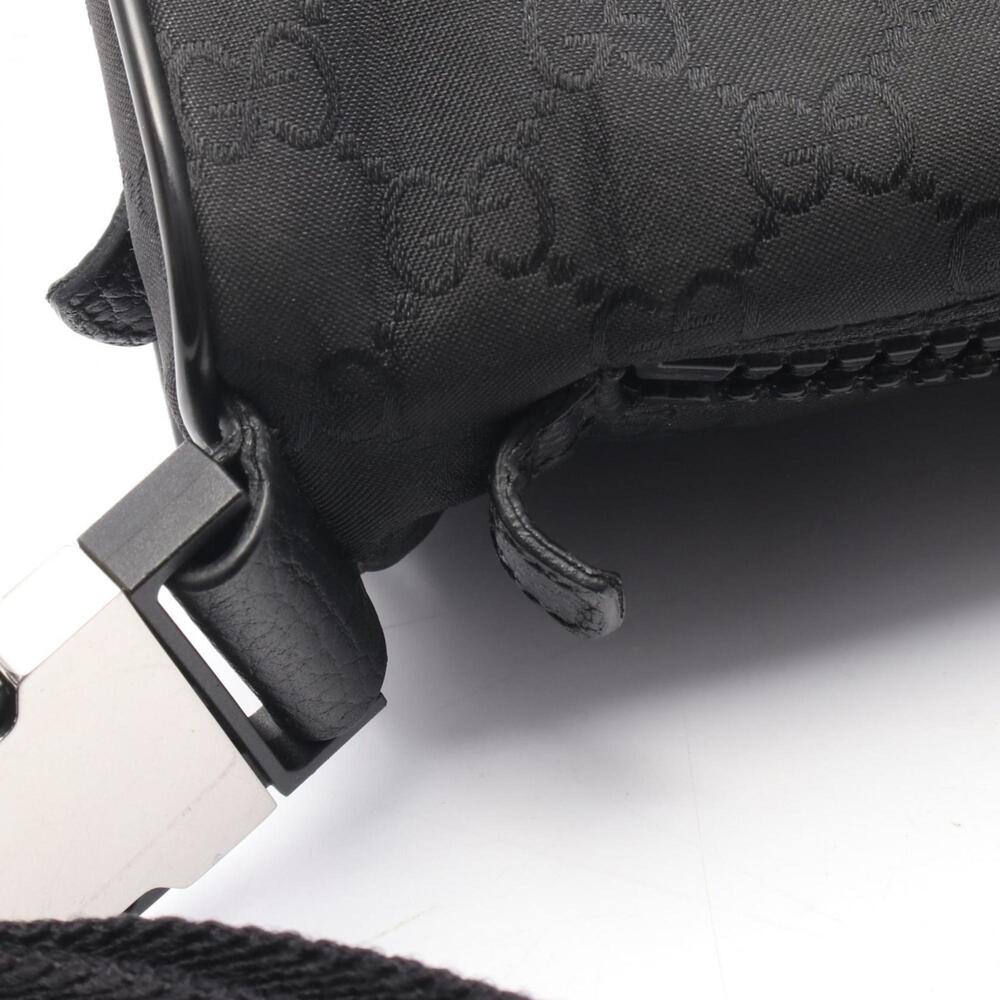 GUCCI Black Leather Fanny Pack - Picture 6 of 7